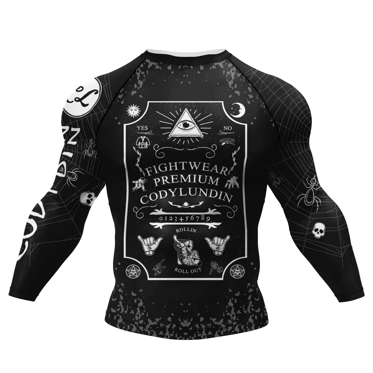 Men's  Tshirt Masculine Long Sleeve Rashguard BJJ jiu jitsu Boxing Jersey