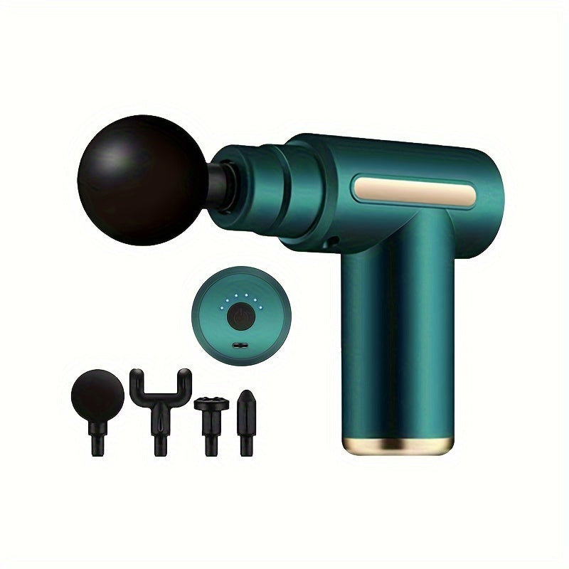 Fascia Electric Massager Gun, Deep Tissue Percussion Electric Muscle Massager, Portable Handheld Motor, Relieves Muscle Tension, For Sports Gym