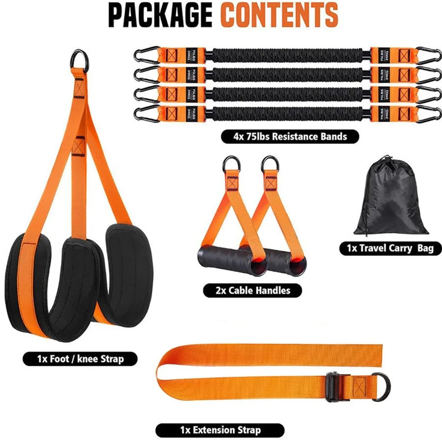 Pull Up Assistance Bands Set – Resistance Straps for Chin-Up & Body Stretching