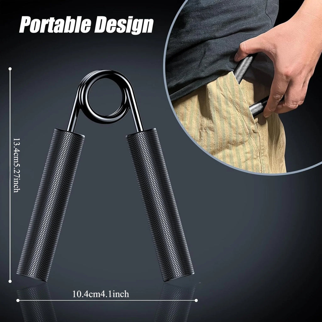 Metal Grip Strength Trainer – Aluminum Hand Gripper for Men & Women