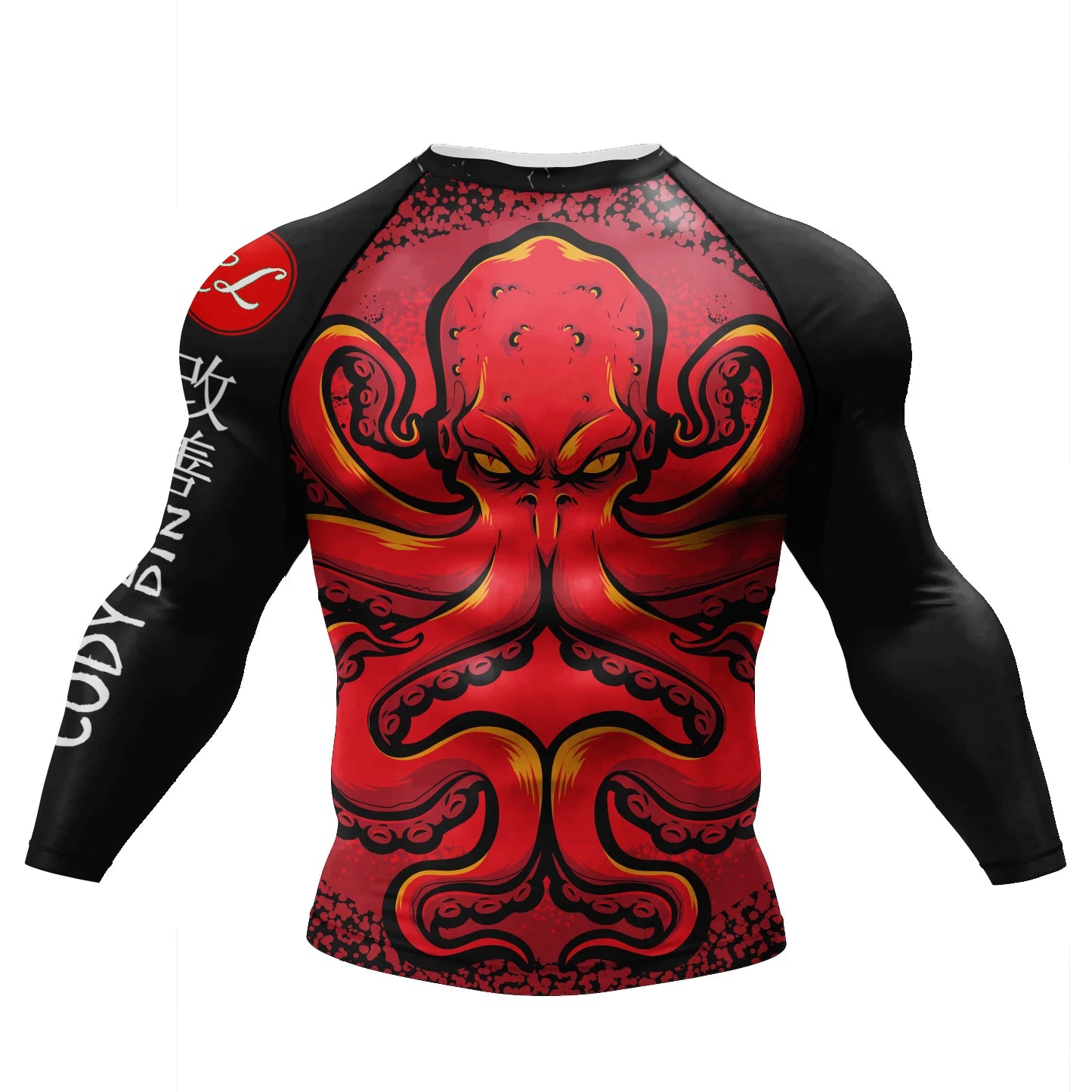 Men's  Tshirt Masculine Long Sleeve Rashguard BJJ jiu jitsu Boxing Jersey