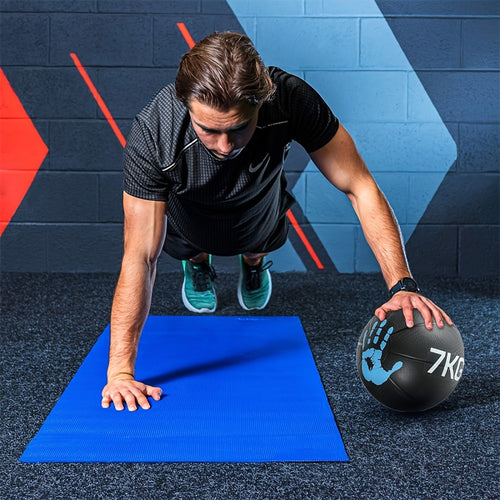 1pc Durable Rubber Weighted Ball for Fitness - 11.02LB/13.23LB, Ideal for Balance & Strength Training, Physical Relax, Home Gym Workout Equipment, Gym Accessories