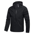 Men's Waterproof Hooded Rain Jacket – Lightweight Windproof Outdoor Jacket