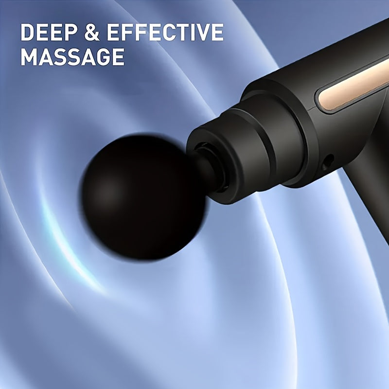 Fascia Electric Massager Gun, Deep Tissue Percussion Electric Muscle Massager, Portable Handheld Motor, Relieves Muscle Tension, For Sports Gym