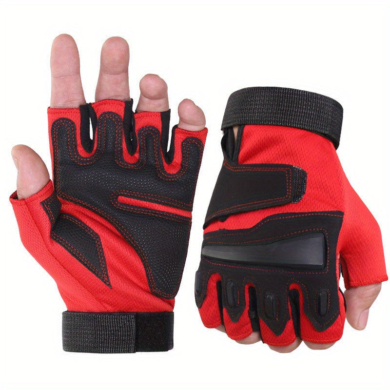 Pair Half Finger Anti-slip Breathable Gym Fitness Cycling Outdoor Sports Gloves for Men and Women