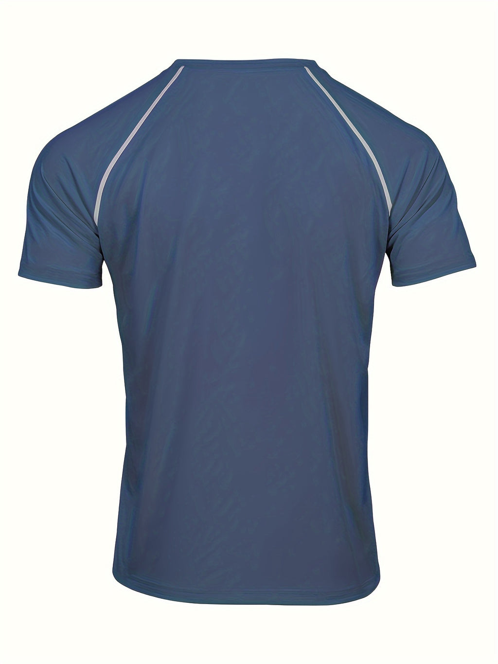 2-Piece Men's Solid Summer Workout Co-ord Set - Quick-Drying, Breathable, Crew Neck T-Shirt & Drawstring Shorts with Pockets, Moisture-Wicking, Lightweight, Comfortable, Perfect for Fitness, Gym, Running, Outdoor Activities