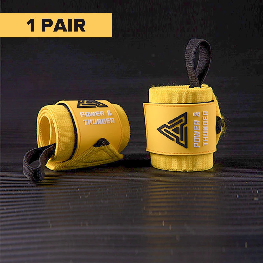1 Pair Premium Wrist Support Fitness Wristbands Protect Your Wrist During GYM Workouts