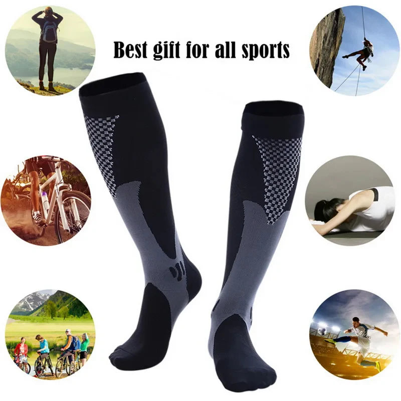 Compression Socks for Preventing Varicose Veins Pain Care Long Socks for Sports Anti Fatigue Compression Socks