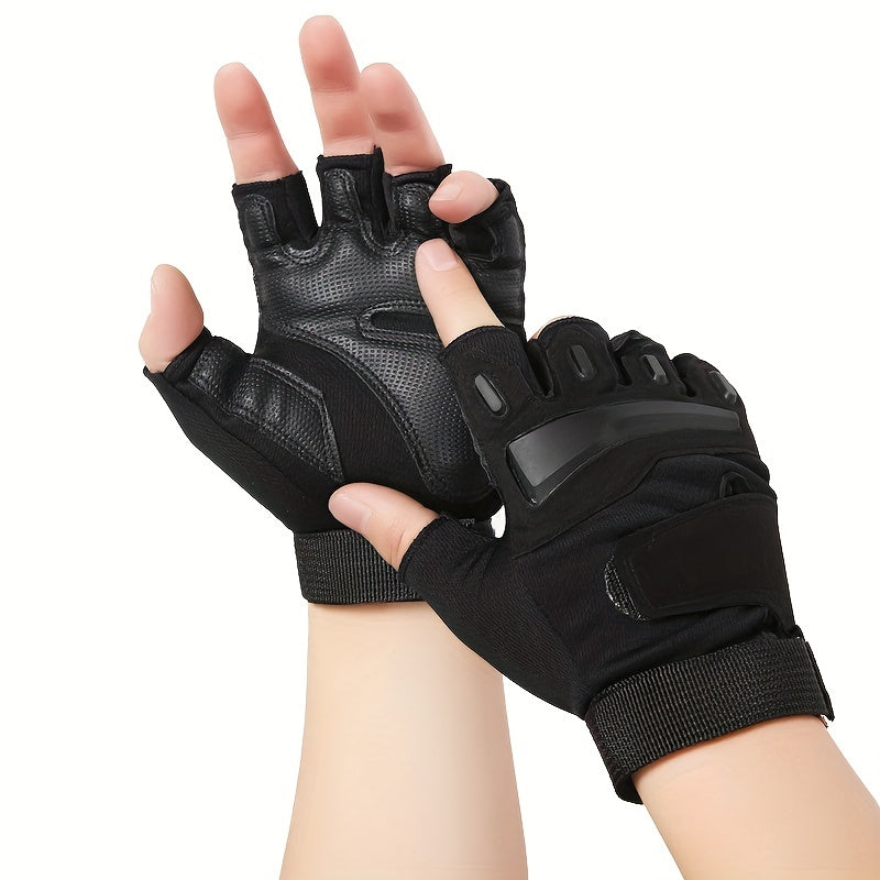 Pair Half Finger Anti-slip Breathable Gym Fitness Cycling Outdoor Sports Gloves for Men and Women
